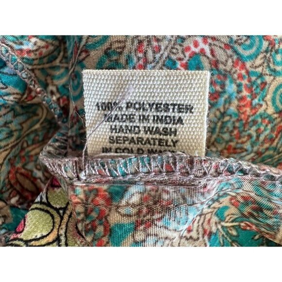 Paani Women's Multi Patchwork Maxi Dress Women's Large Pockets Boho Hippie - Picture 6 of 6